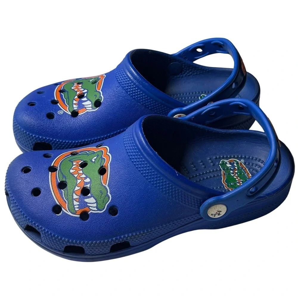 Crocs Clogs Men 4/Women 6/4Y Blue Florida Gators NCAA Collegiate Slip On Shoes